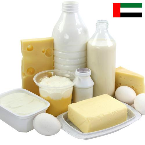 Молочная продукция из Объединенных Арабских Эмиратов