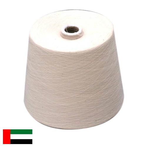 пряжа хлопчатобумажная из Объединенных Арабских Эмиратов