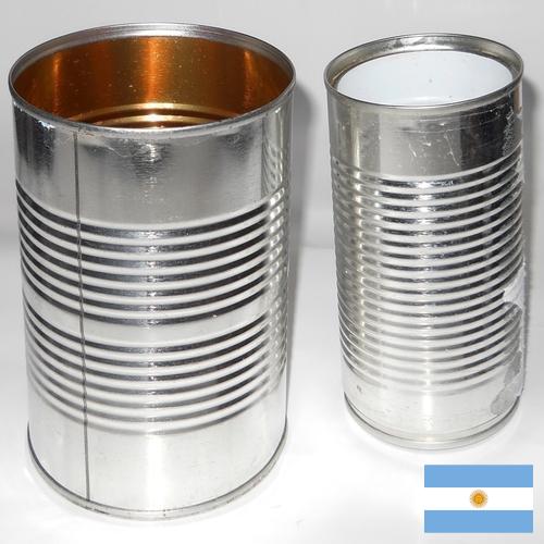 Банки жестяные из Аргентины