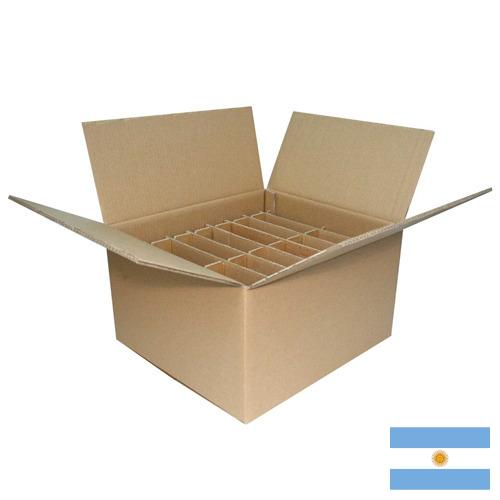 картонная коробка из Аргентины