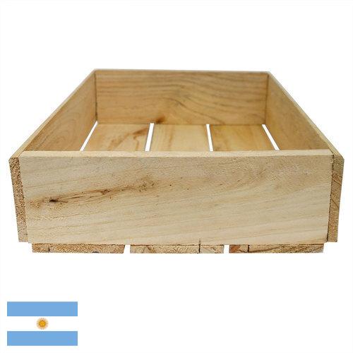 Ящики деревянные из Аргентины