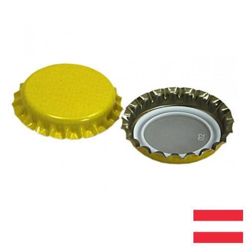 Крышки крончатые металлические из Австрии