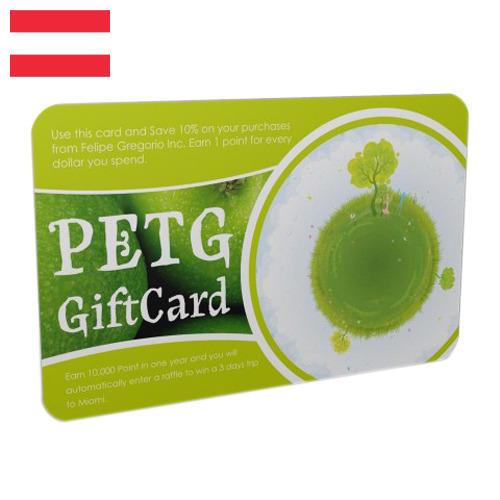 пластиковые карточки из Австрии