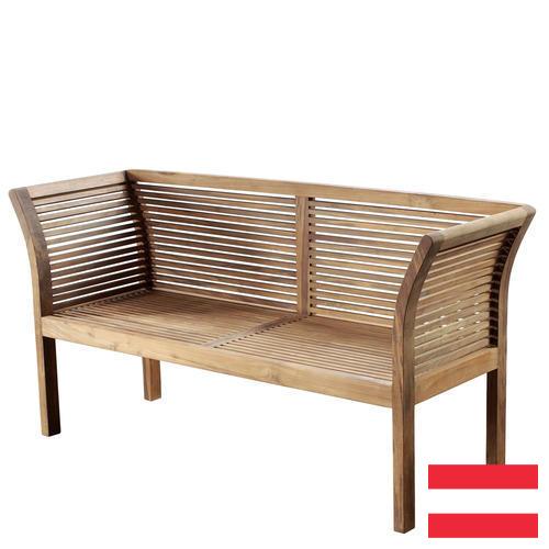 Садовые скамейки из Австрии