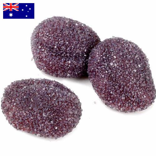 изделия кондитерские сахаристые из Австралии