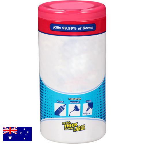 Влажные салфетки из Австралии