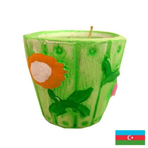 Декоративные свечи из Азербайджана