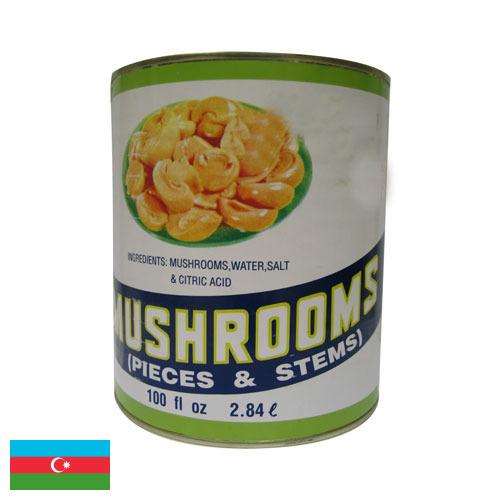 Грибы консервированные из Азербайджана