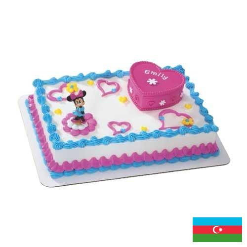 Украшения на торты из Азербайджана