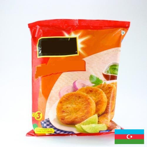 Замороженные продукты питания из Азербайджана
