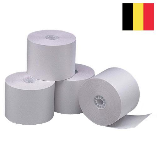 бумага в рулонах из Бельгии