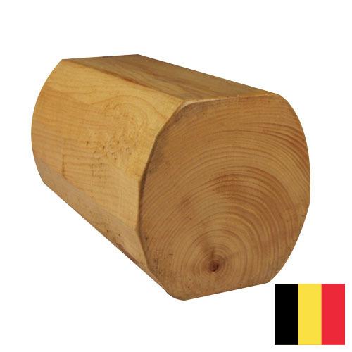 лесоматериалы круглые из Бельгии
