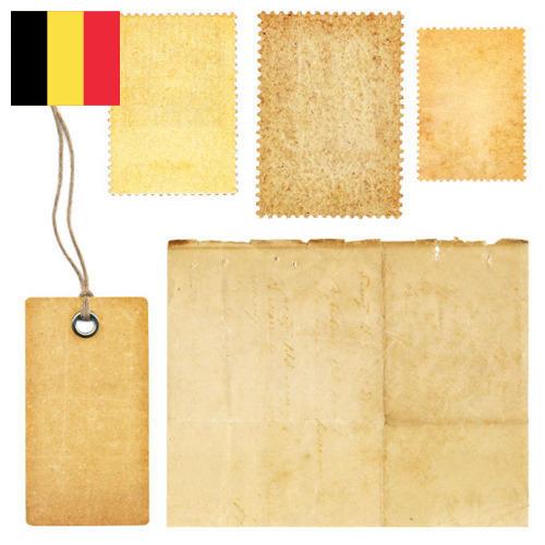 наклейки бумажные из Бельгии