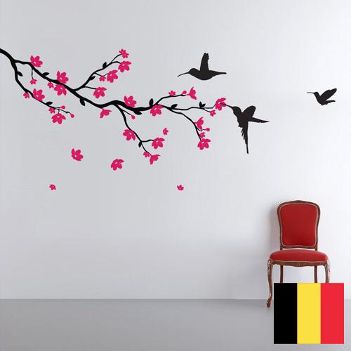 Наклейки на стены из Бельгии