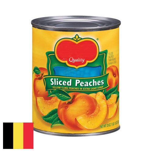 Персики консервированные из Бельгии