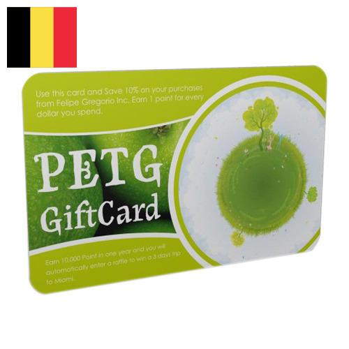 пластиковые карточки из Бельгии