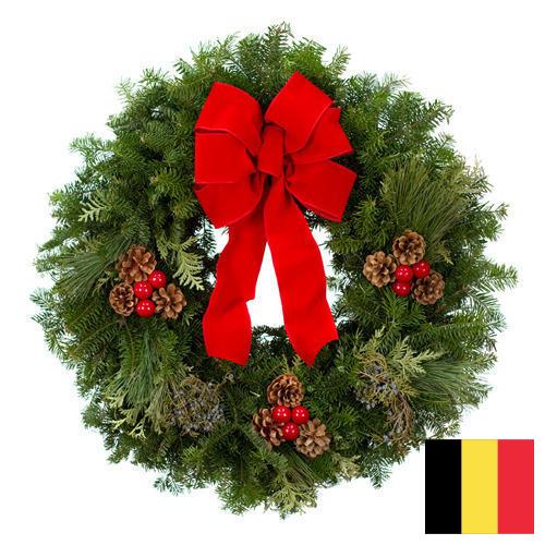 Рождественский венок из Бельгии