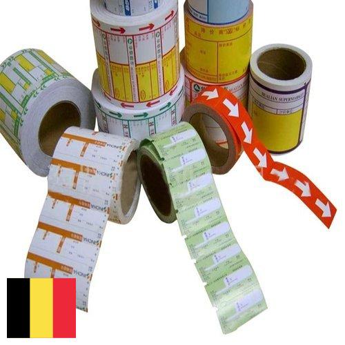 Самоклеющиеся этикетки из Бельгии