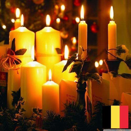 Свечи новогодние из Бельгии