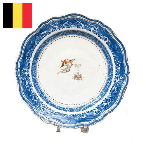 тарелка фарфоровая из Бельгии