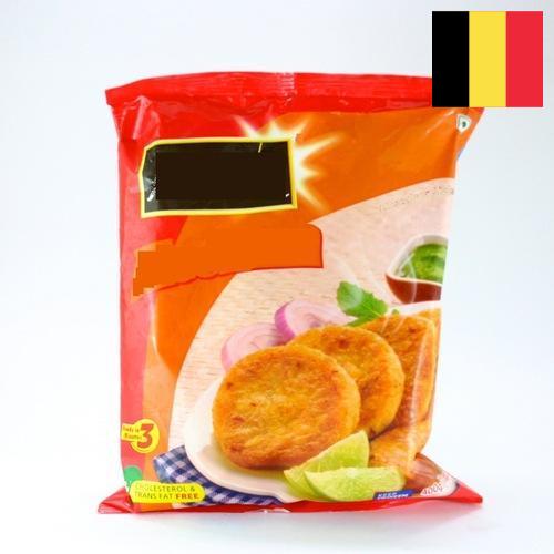 Замороженные продукты питания из Бельгии