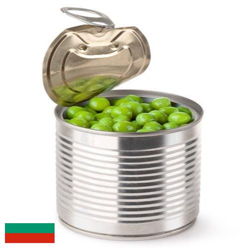 Консервированные овощи из Болгарии