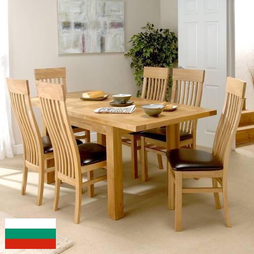 Мебель обеденная из Болгарии