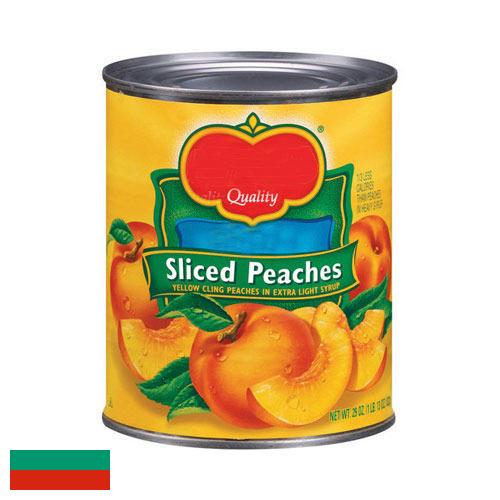 Персики консервированные из Болгарии