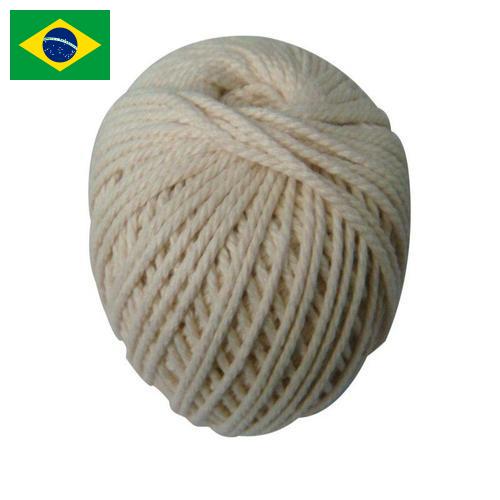 нить хлопчатобумажная из Бразилии