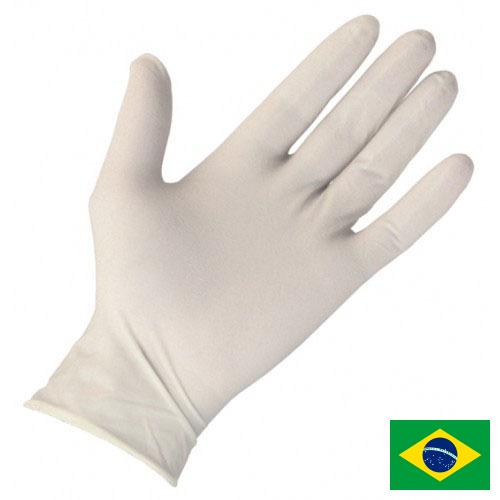 Перчатки одноразовые из Бразилии