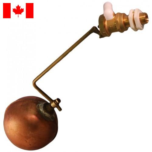 кран шаровый латунный из Канады