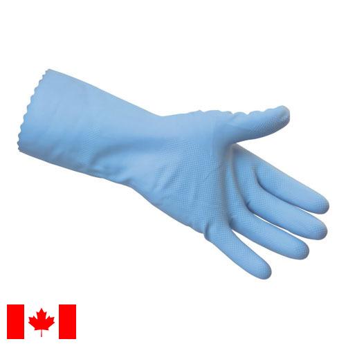 перчатки резиновые из Канады