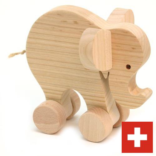 игрушки из дерева из Швейцарии