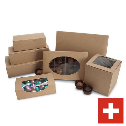 Коробки для конфет из Швейцарии