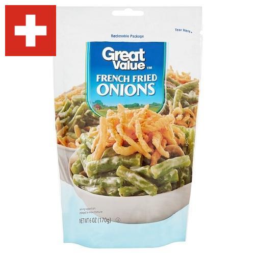 лук жареный из Швейцарии