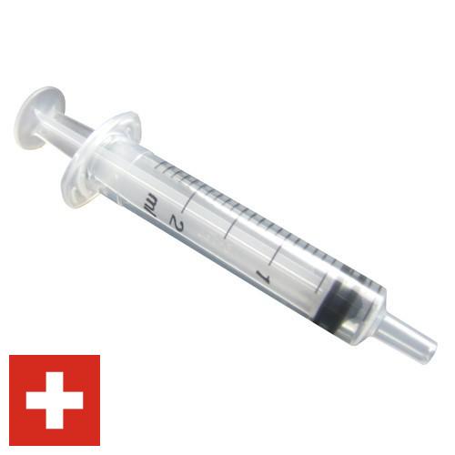 шприцы одноразовые из Швейцарии