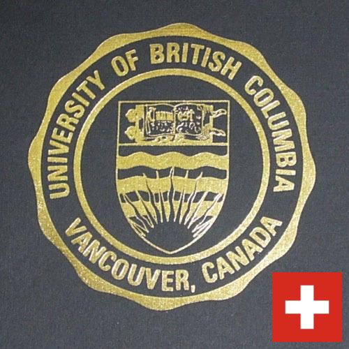 Тиснение фольгой из Швейцарии