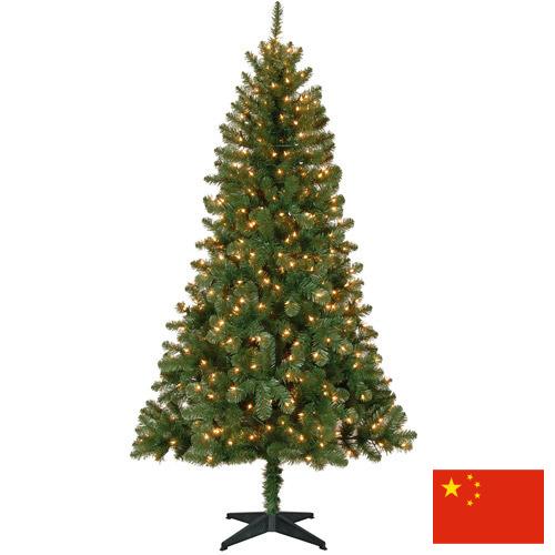 Деревья новогодние из Китая