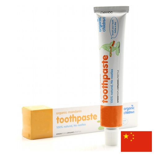 Детская зубная паста из Китая