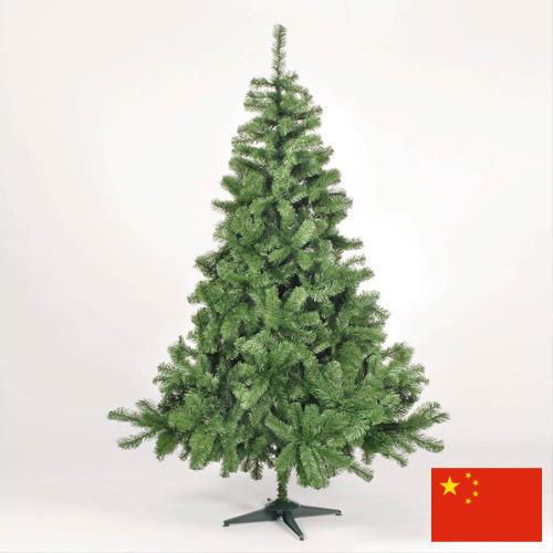 Елки искусственные новогодние из Китая