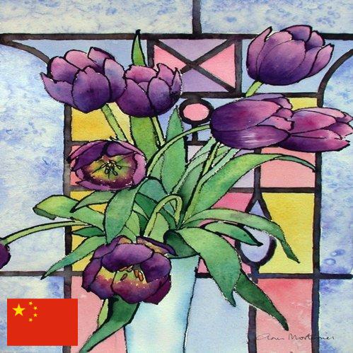 Картины витражные из Китая