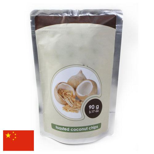 Кокосовая стружка из Китая