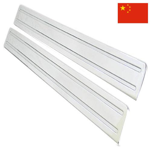 Накладки на пороги из Китая