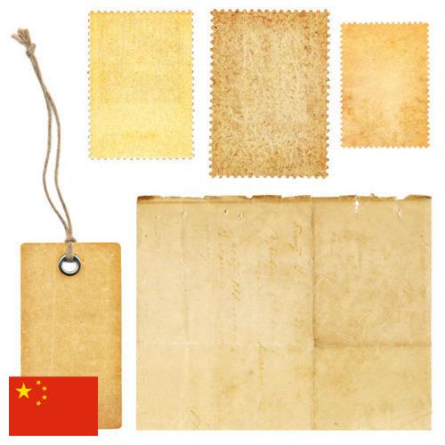 наклейки бумажные из Китая