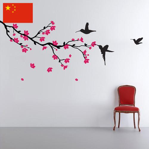 Наклейки на стены из Китая