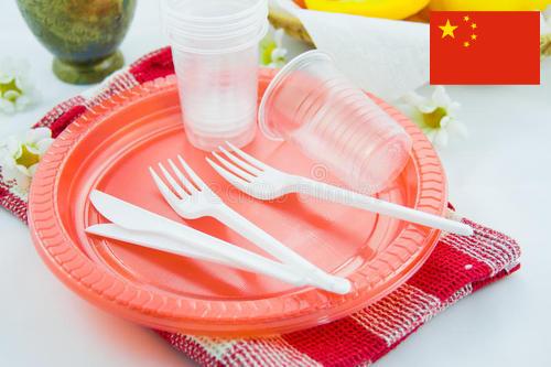 Одноразовая посуда из Китая