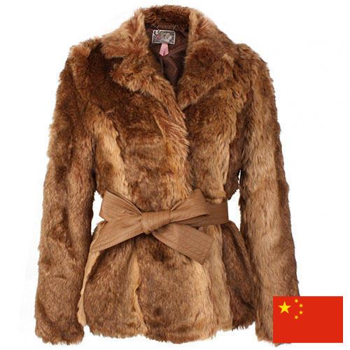 Пальто меховые из Китая