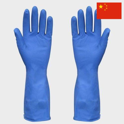 перчатки из латекса из Китая