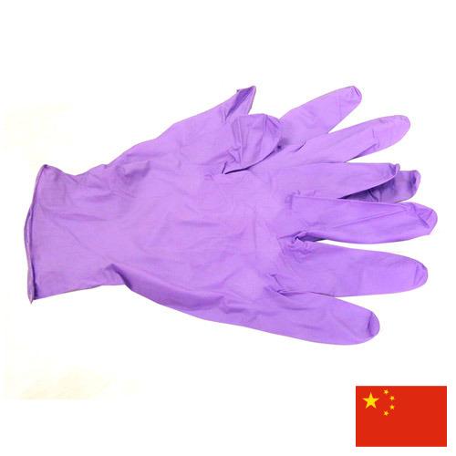 Перчатки медицинские из Китая