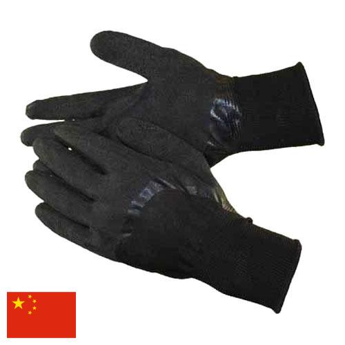 Перчатки нейлоновые из Китая